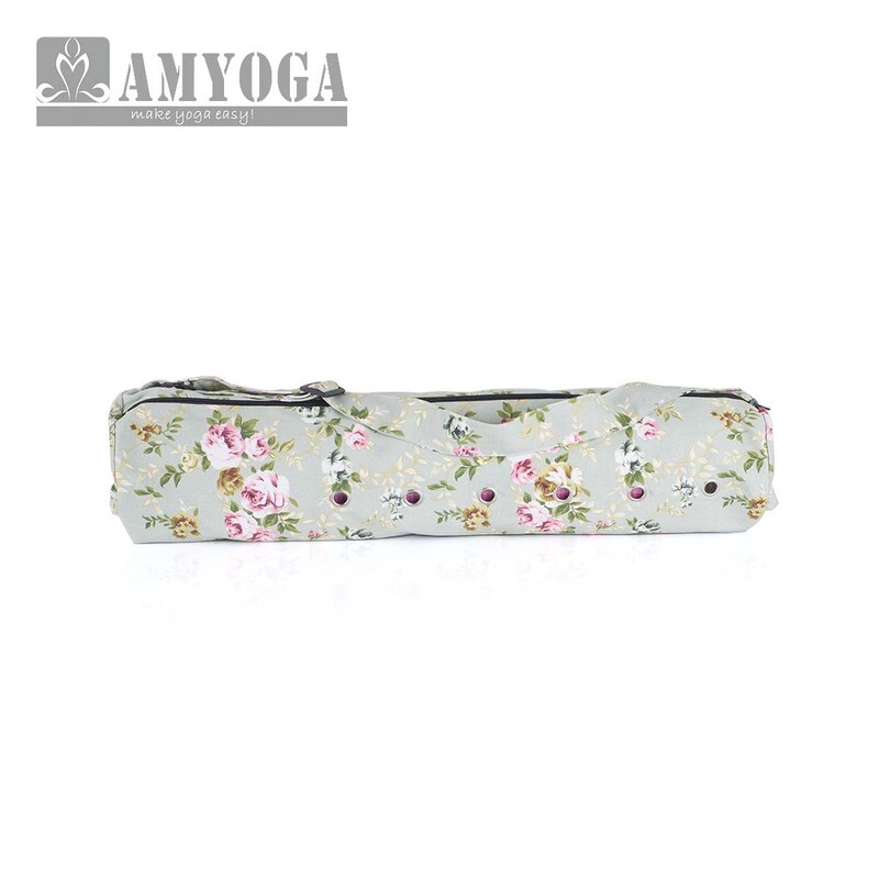 Izdržljiva platnena pamučna torba za prostirku za jogu lako se puni