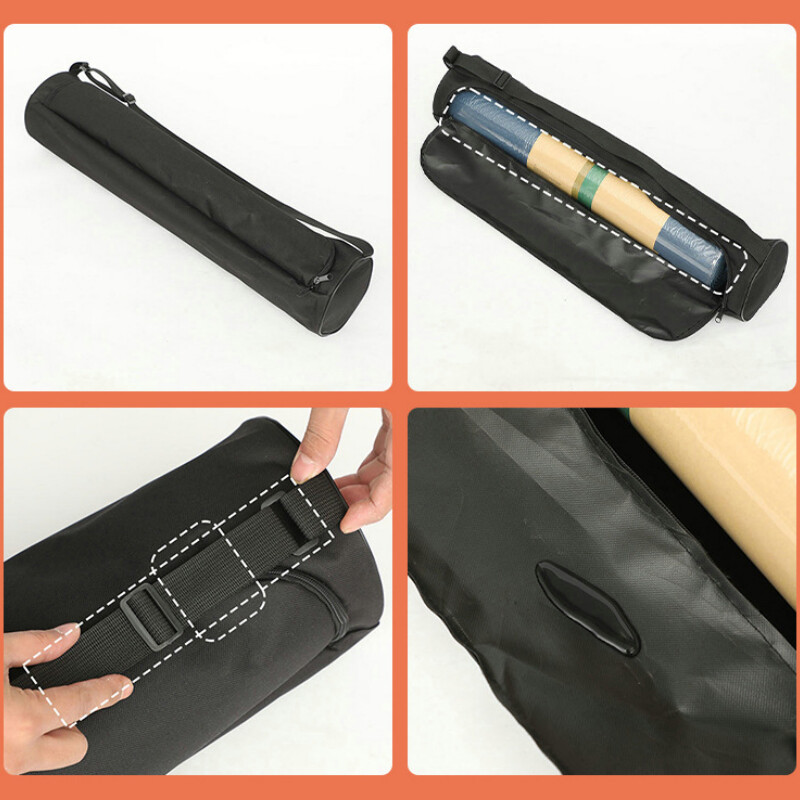 Torba za prostirku za jogu s patentnim zatvaračem Vodootporna platnena prostirka za jogu Torba za nošenje Torba za pohranu Držač prostirke za jogu s podesivim remenom za nošenje