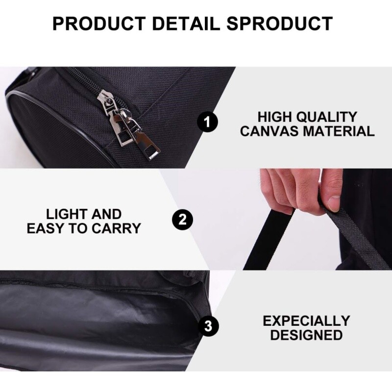 Torba za prostirku za jogu s patentnim zatvaračem Vodootporna platnena prostirka za jogu Torba za nošenje Torba za pohranu Držač prostirke za jogu s podesivim remenom za nošenje