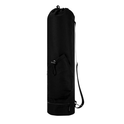 Ruksak za jogu Torba za prostirke za jogu velikog kapaciteta Vodootporne podesive naramenice Prozračna sportska torba Prijenosna crna teretana