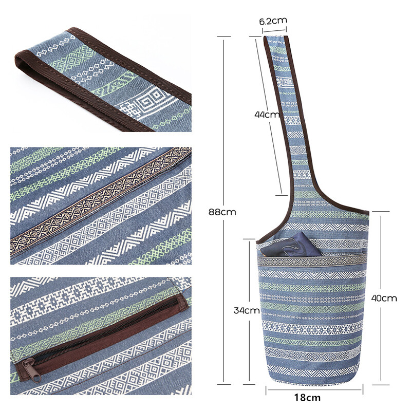 Prenosná taška na podložku na jogu, módna športová taška na podložku na jogu, úložná taška cez rameno, batoh, popruh na nosič, fitness potreby