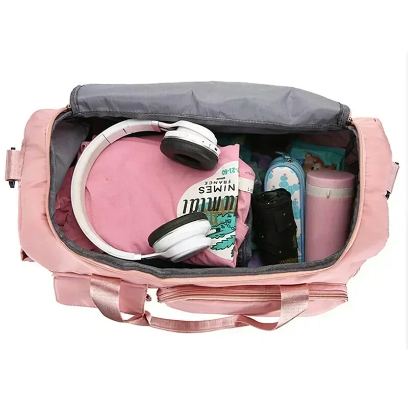 Carry On Putna torba Velik kapacitet Gym Bag Weekender Overnight Duffle Bags s pretincem za cipele Sportske torbe za fitness za žene