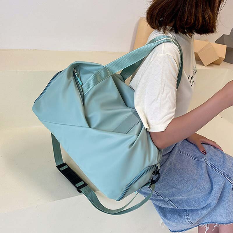 Ženska sportska torba za teretanu Putna suha mokra torba Ručne torbe Višenamjenska torba za plivanje Na ramena Vikend Fitness Duffle Cipele za jogu Ruksak