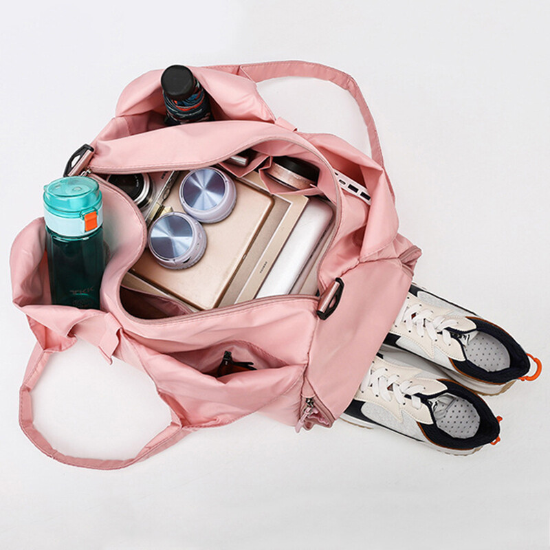 Постелка за йога Фитнес чанта за жени Спортни чанти Пътуване Фитнес чанта Чанта за йога Плуване Чанта за през рамо Голям капацитет с презрамка