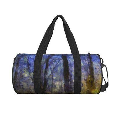 Sunset Horse Torba za teretanu Cool životinjski print Sportske torbe za putni trening Muški dizajn Velika retro torba za fitness Ručne torbice za vikend