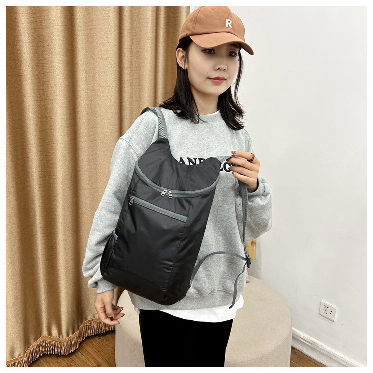 Muži a ženy ultraľahká skladacia taška, ľahký prenosný zbaliteľný skladací batoh, outdoorový športový turistický skladací batoh