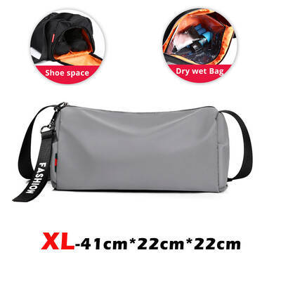 QUESHARK Torba za teretanu Muškarci Žene Suho i mokro odvojeno plivanje Torba na rame Putna ruksak velikog kapaciteta