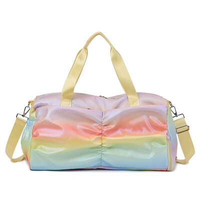 Šarene ženske torbe za teretanu Putne torbe za fitness za cipele Sportovi na otvorenom preko ramena Studentska torba Dnevne suhe mokre ručne torbe Duffel Yoga Pack