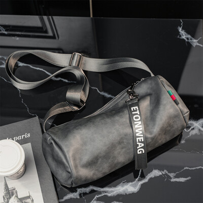 Мъжки чанти за фитнес за фитнес тренировки на открито Спортна чанта за пътуване Кожени многофункционални чанти за съобщения Sac De Sport Багажна чанта през рамо