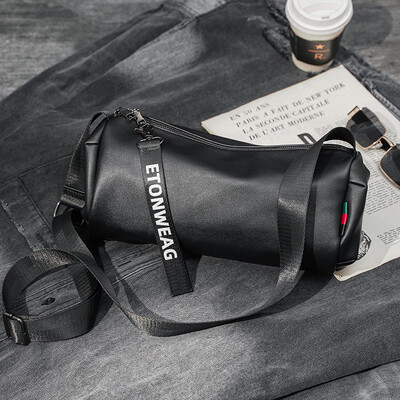 Мъжки чанти за фитнес за фитнес тренировки на открито Спортна чанта за пътуване Кожени многофункционални чанти за съобщения Sac De Sport Багажна чанта през рамо