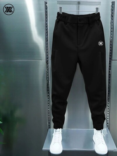 Pavasario rudens klostuotos kelnės Vyriškos golfo aprangos laisvalaikio teniso sportinio stiliaus kelnės su elastiniu juosmeniu Prabangūs prekės ženklo golfo drabužiai