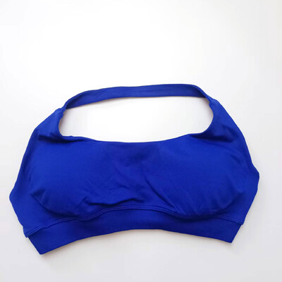 NCLAGEN ženski sportski grudnjak s halterima bez šavova Push-up s otvorenim leđima s visokom podrškom i grudnjakom za fitness i jogu.