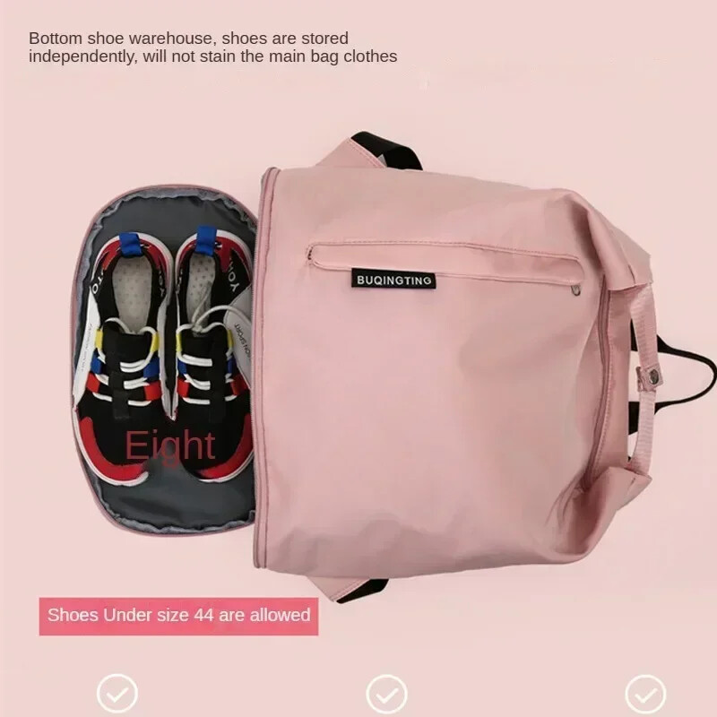 Ženske torbe za teretanu Ruksak za fitness Lagana vodootporna torba za plivanje Yoga Sport Dry Wet Bag s pretincem za cipele Fashion Weekend