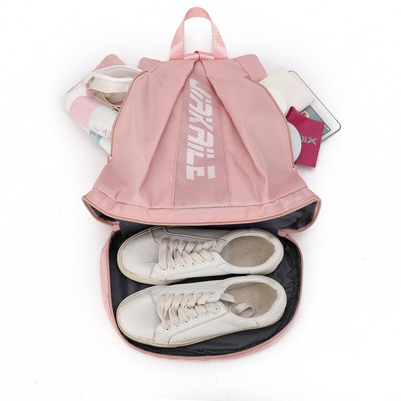 Sportski ruksak Zatvaranje na patentni zatvarač Duffel Bag velikog kapaciteta Torba za pohranu Sportski ruksak Torba za pohranu sportske obuće za teretanu Ženski ruksak