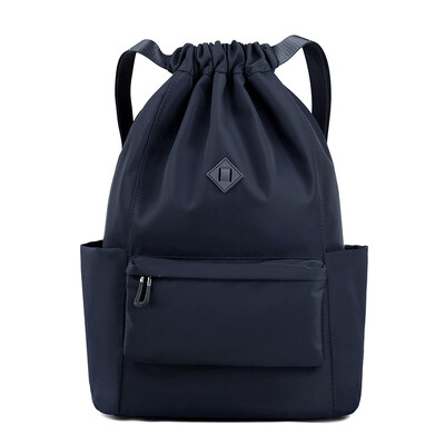 Преносима дамска раница с шнурове Лека дневна раница за момичета Водоустойчива найлонова пазарска чанта Спортна чанта за туризъм Плуване