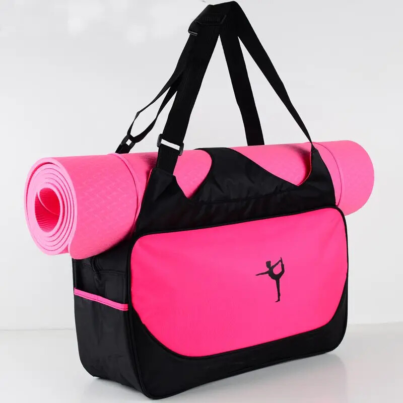 Fitness Yoga Bag Prijenosna joga prostirka Ručna torbica Sportska torba za žene Pilates Yoga Ples Vježbe Putna ruksak Torba za teretanu Paket prtljage