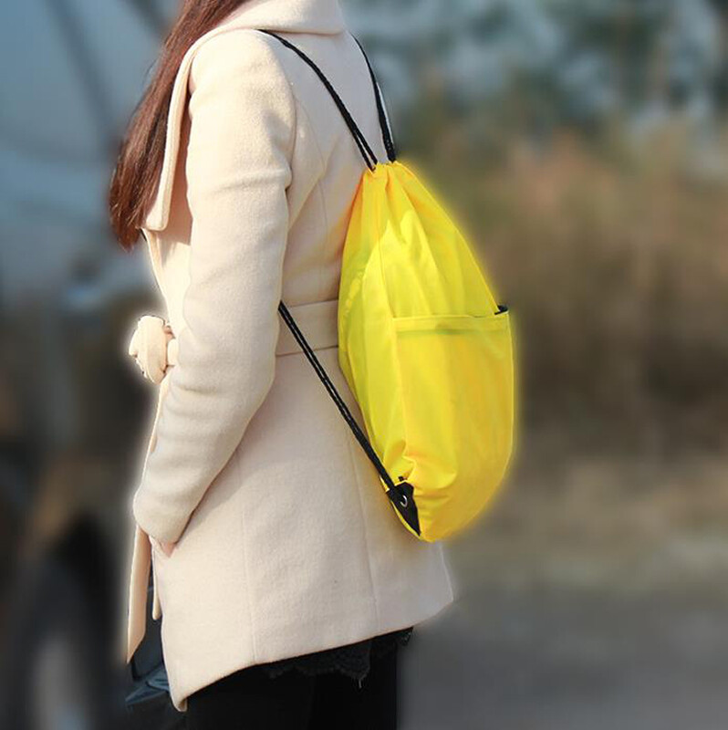 Vodootporni patentni zatvarač Gym Sport Fitness Torba Sklopivi ruksak S vezicom Trgovina Džepna planinarska torba za kampiranje Torba za plivanje na plaži