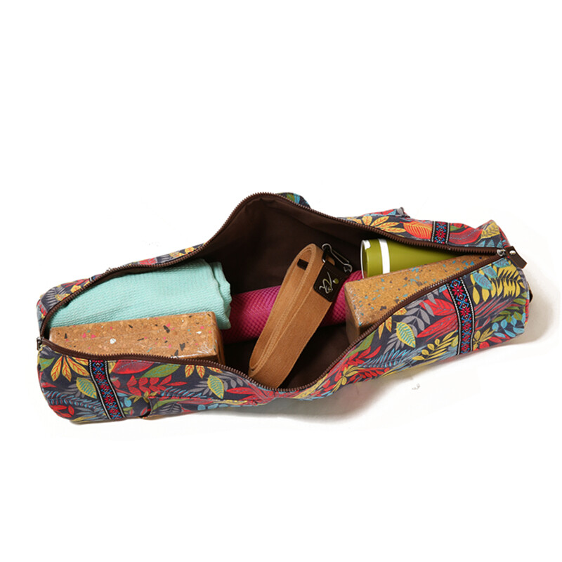 5-farebná potlačená taška na jogu, prenosná športová podložka, taška na pilates podložku, batoh na fitness a tanečnú podložku do posilňovne