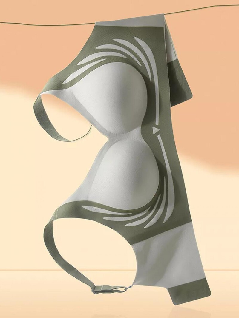 Podesivi V izrez bez žica Prikladan za sve vrste odjeće, opušteni bežični push-up grudnjak za žene kao što su majice, prsluci