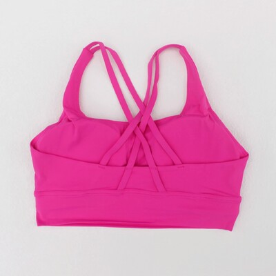 Дамски дрехи Фитнес топ Дишащ спортен сутиен Йога сутиен с кръстосана гръб Джогинг на открито Фитнес тренировки Спортно облекло Бельо