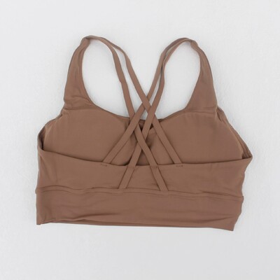 Дамски дрехи Фитнес топ Дишащ спортен сутиен Йога сутиен с кръстосана гръб Джогинг на открито Фитнес тренировки Спортно облекло Бельо