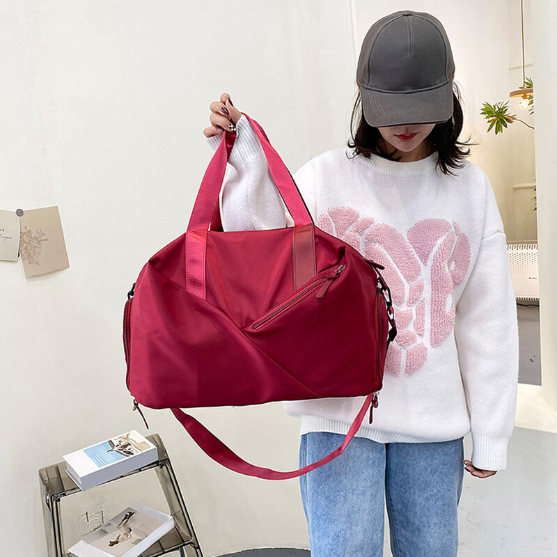 Crna sportska torba za teretanu Putna torba za suho i mokro ručna torba Višenamjenska torba za plivanje Na rame Messenger Torba za vikend fitness trening