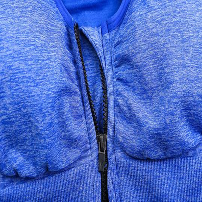 Ženski Push Up sportski grudnjak s patentnim zatvaračem Podstavljen bez žice, otporan na udarce Prozračne sportske majice Fitness Gym Yoga Sportski prsluk Gornji dio grudnjaka