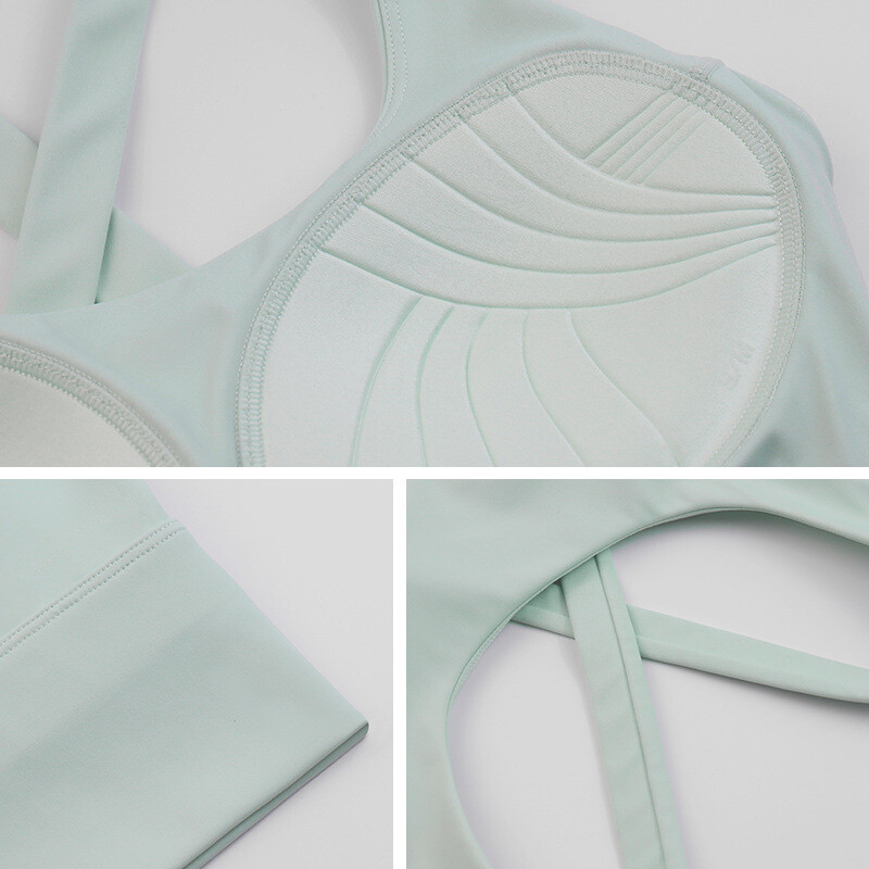 Ženski sportski grudnjak Bešavni sportski grudnjak s visokim učinkom Sportsko donje rublje Push-up grudnjaci za teretanu Sportska majica Seksi majica za fitness, ženska 2023.