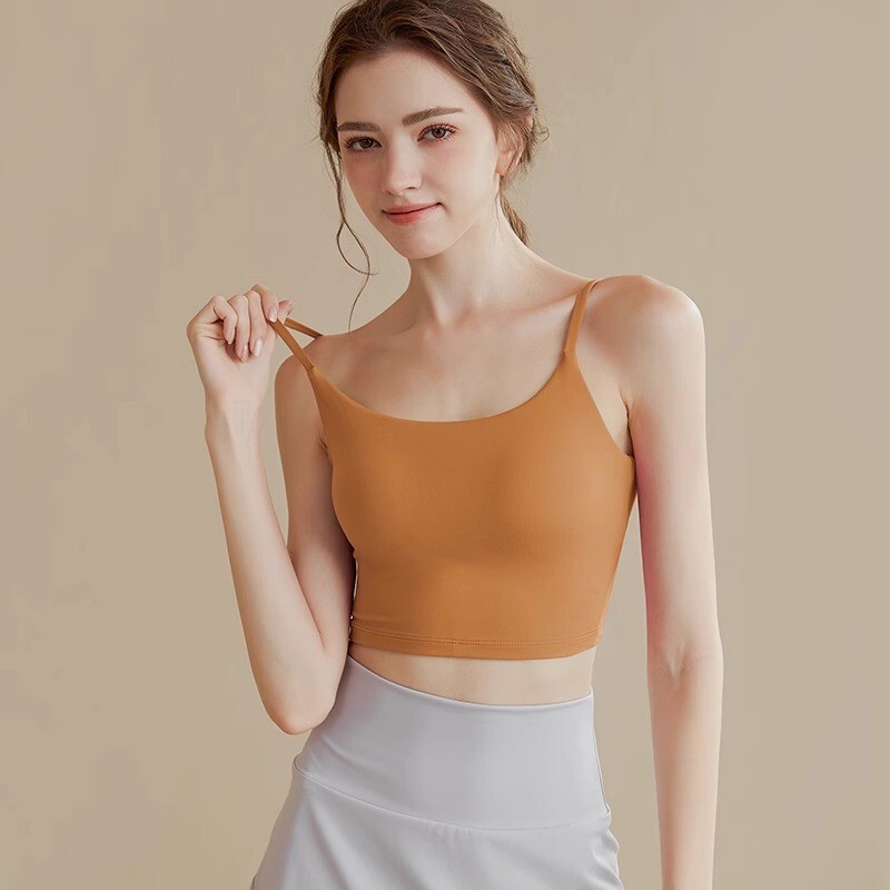 Push up gornji sportski grudnjak za žene Fiksne podstavljene push up majice prsluk za fitness Grudnjak za trčanje u teretani Yoga donje rublje Prozračni gornji sportski grudnjak