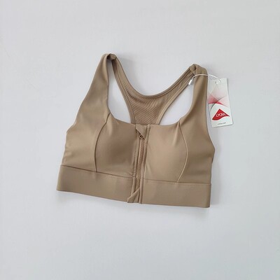 Športová podprsenka s predným zipsom, nárazuvzdorná športová spodná bielizeň, vysoko nárazová podprsenka na jogu, rýchloschnúca bežecká vesta, fitness podprsenka na jogu pre ženy