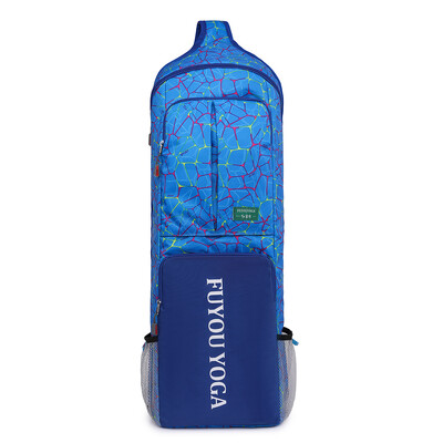 Torba s jastukom za joga pilates Vodootporna prostirka za jogu Torba za nošenje velikog kapaciteta s džepom na patentni zatvarač/mrežastim džepom/ručkom za žene i muškarce