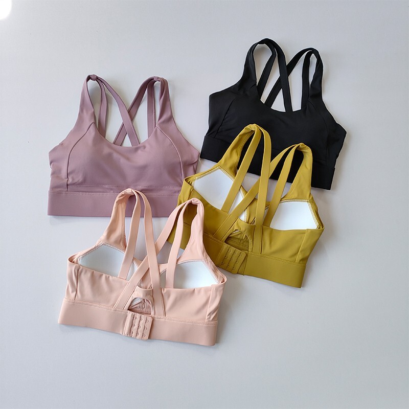 Vrhunski sportski grudnjak Gym Push Up grudnjak Ženska leđa Visoki udarni sportski gornji dio Crop Fitness odjeća za jogu Gym Grudnjak Sportska odjeća