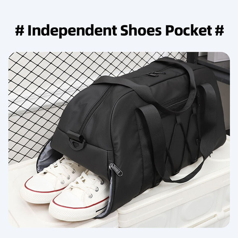 Sportska torba za teretanu Putne torbe za fitness Torbe za preko ramena Suho mokro za trening s džepom za cipele za muškarce Žene Weekender Duffel