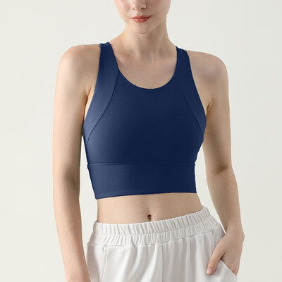 Ženski grudnjak za jogu Fitness High Impact grudnjak za teretanu Push-up podloga Sportski prsluk Prozračno donje rublje za jogu Prsluk za trčanje Vrhunski sportski grudnjak