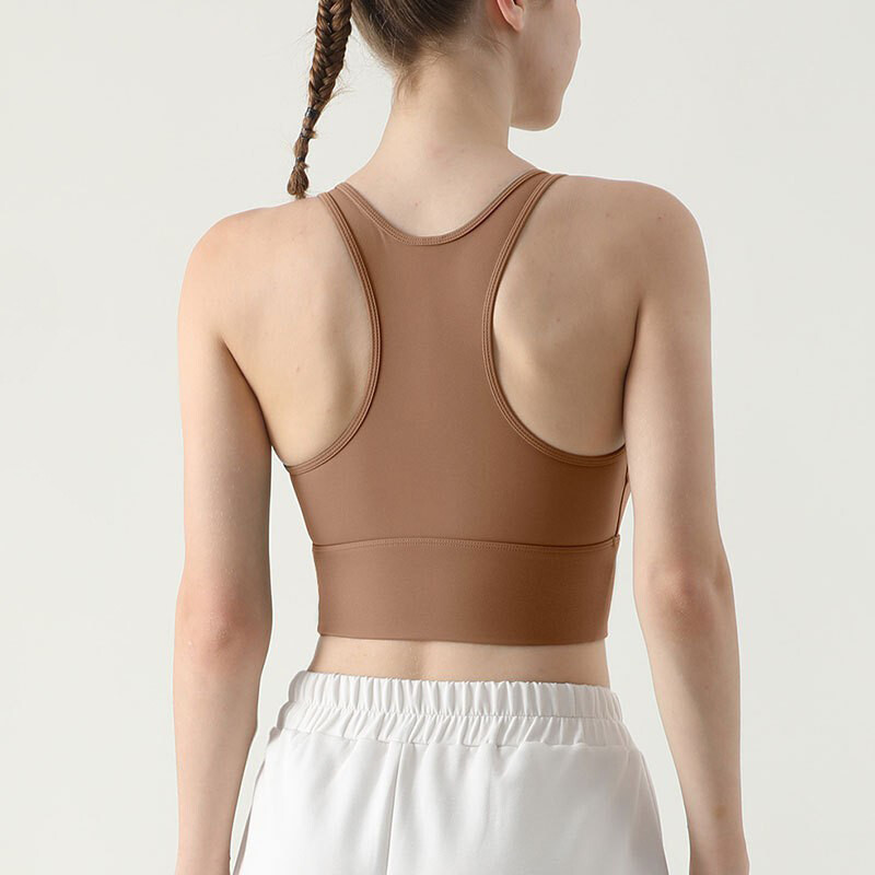 Ženski grudnjak za jogu Fitness High Impact grudnjak za teretanu Push-up podloga Sportski prsluk Prozračno donje rublje za jogu Prsluk za trčanje Vrhunski sportski grudnjak
