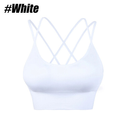 1PC Pamučni sportski grudnjaci Ženski Push Up Čvrsti sportski grudnjak Jogging Gym Ženski sportski grudnjak Djevojačko donje rublje Fitnes Trčanje Joga Sport Top