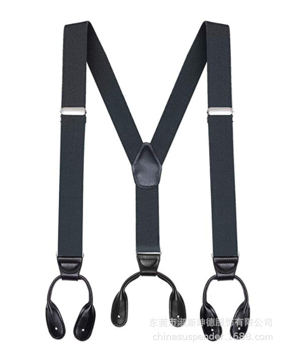 Ležerne muške naramenice 6 kopči prekogranična dostava visokokvalitetne naramenice za odrasle s gumbima