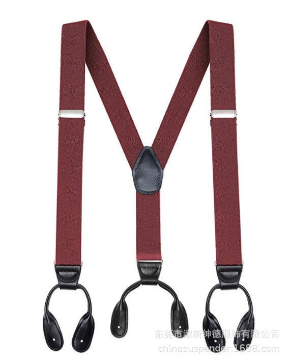 Ležerne muške naramenice 6 kopči prekogranična dostava visokokvalitetne naramenice za odrasle s gumbima