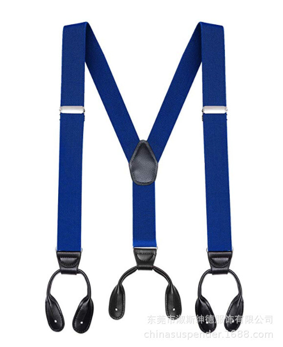 Ležerne muške naramenice 6 kopči prekogranična dostava visokokvalitetne naramenice za odrasle s gumbima