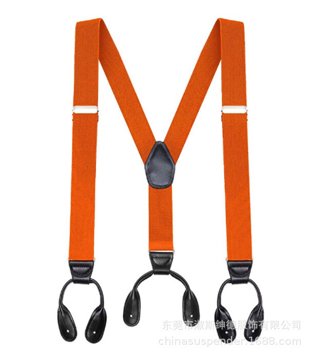 Ležerne muške naramenice 6 kopči prekogranična dostava visokokvalitetne naramenice za odrasle s gumbima