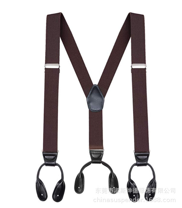 Ležerne muške naramenice 6 kopči prekogranična dostava visokokvalitetne naramenice za odrasle s gumbima