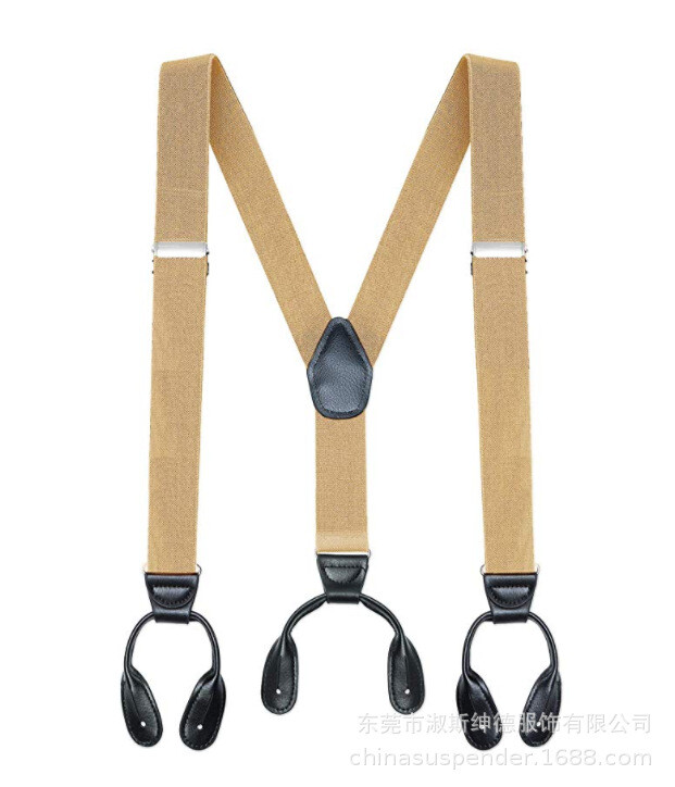 Ležerne muške naramenice 6 kopči prekogranična dostava visokokvalitetne naramenice za odrasle s gumbima