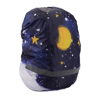 Reflektirajuća vodootporna ruksak Kišna navlaka Sport na otvorenom Noćni biciklizam Sigurnosna svjetleća kišna navlaka Torba Navlaka za planinarski ruksak