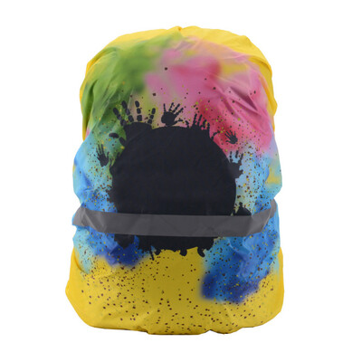 Reflektirajuća vodootporna ruksak Kišna navlaka Sport na otvorenom Noćni biciklizam Sigurnosna svjetleća kišna navlaka Torba Navlaka za planinarski ruksak