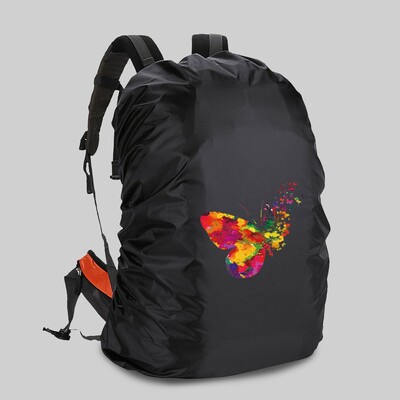 Zaštitna navlaka za kišu Školska torba Vodootporna i otporna na prašinu 20-70L Putna navlaka za kampiranje s printom leptira Navlaka za penjanje na otvorenom