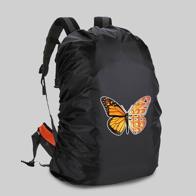 Zaštitna navlaka za kišu Školska torba Vodootporna i otporna na prašinu 20-70L Putna navlaka za kampiranje s printom leptira Navlaka za penjanje na otvorenom