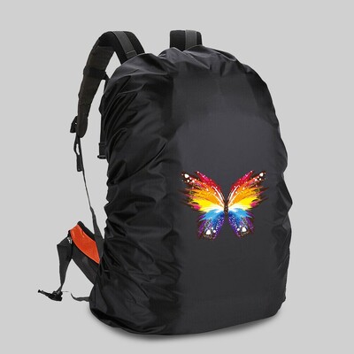 Zaštitna navlaka za kišu Školska torba Vodootporna i otporna na prašinu 20-70L Putna navlaka za kampiranje s printom leptira Navlaka za penjanje na otvorenom