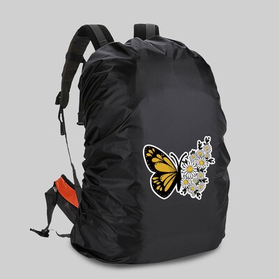 Zaštitna navlaka za kišu Školska torba Vodootporna i otporna na prašinu 20-70L Putna navlaka za kampiranje s printom leptira Navlaka za penjanje na otvorenom