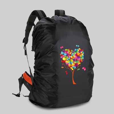 Zaštitna navlaka za kišu Školska torba Vodootporna i otporna na prašinu 20-70L Putna navlaka za kampiranje s printom leptira Navlaka za penjanje na otvorenom