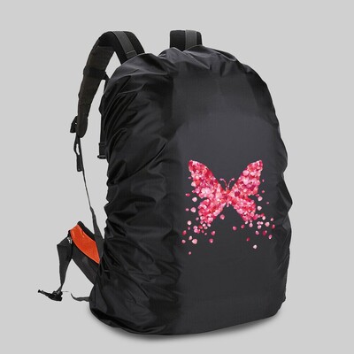 Zaštitna navlaka za kišu Školska torba Vodootporna i otporna na prašinu 20-70L Putna navlaka za kampiranje s printom leptira Navlaka za penjanje na otvorenom